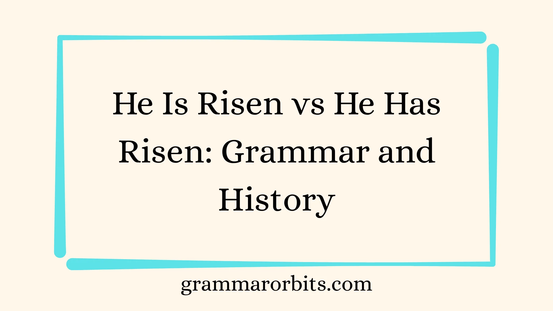 He Is Risen vs He Has Risen