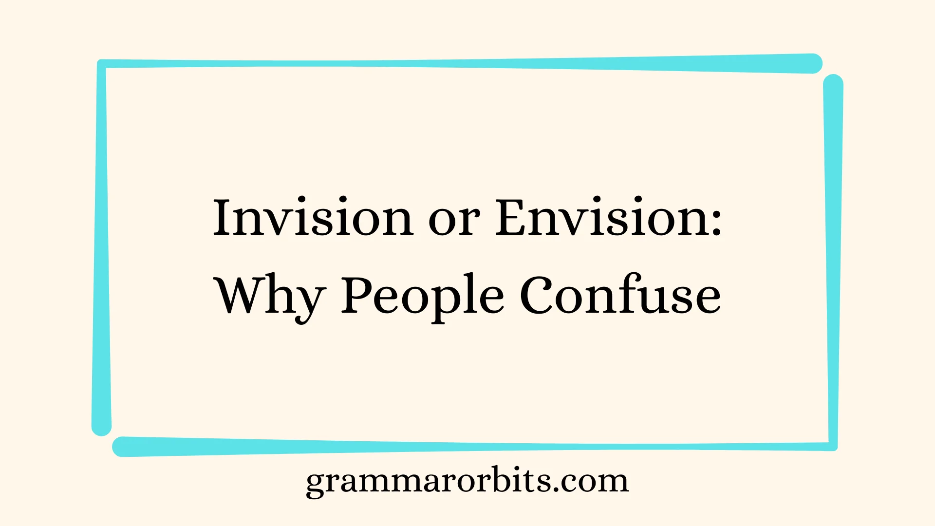 Invision or Envision