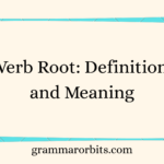 Verb Root