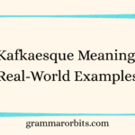 Kafkaesque Meaning