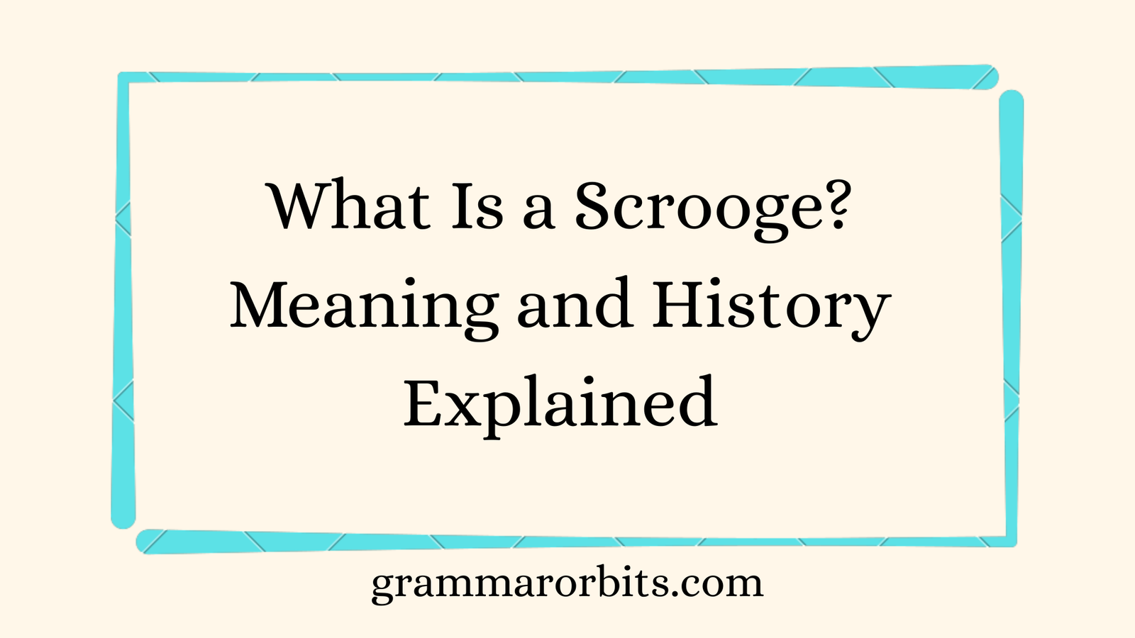 What Is a Scrooge