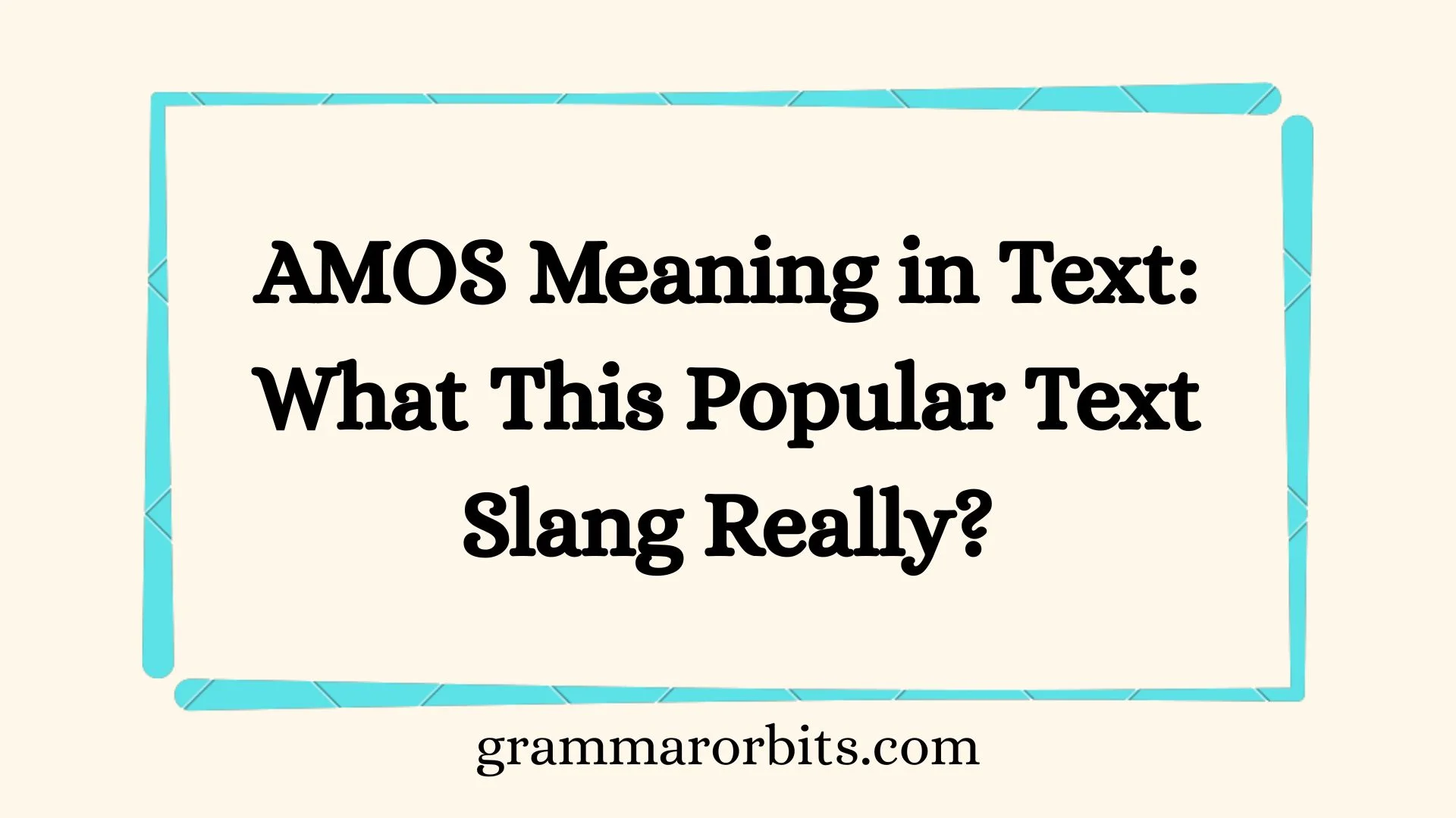 AMOS Meaning in Text: What This Popular Text Slang Really?