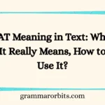 OAT Meaning in Text: What It Really Means, How to Use It?